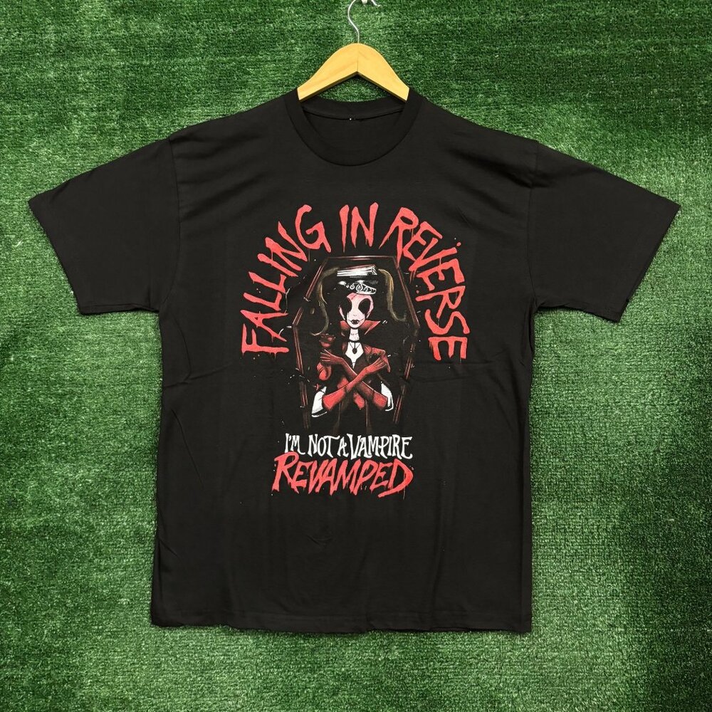 Falling in Reverse I'm Not A Vampire Revamped Rock Band Tee Size Large